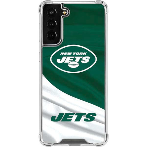 NFL New York Jets Galaxy S21 FE Clear Case