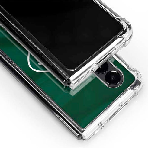 NFL New York Jets Galaxy Z Fold4 5G Clear Case