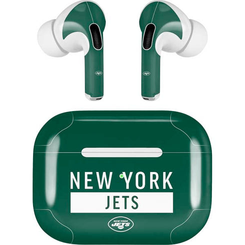NFL New York Jets Green Performance Series AirPods Pro 2nd Gen Skin