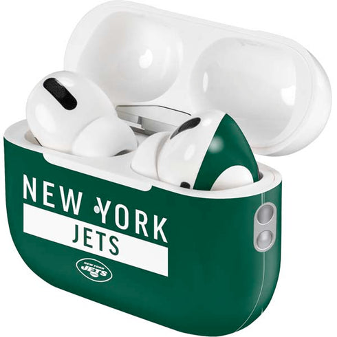 NFL New York Jets Green Performance Series AirPods Pro 2nd Gen Skin