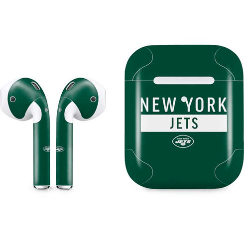 NFL New York Jets Green Performance Series Apple AirPods 2 Skin