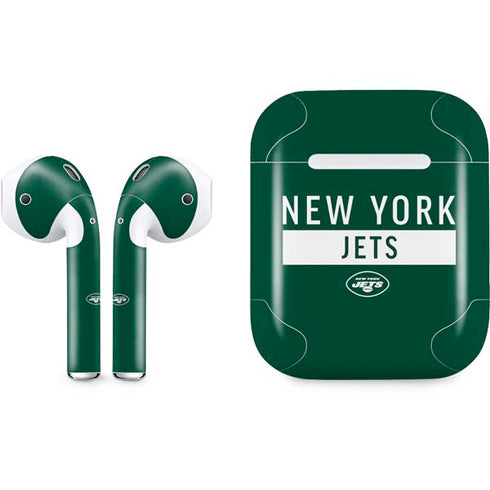 NFL New York Jets Green Performance Series Apple AirPods Skin