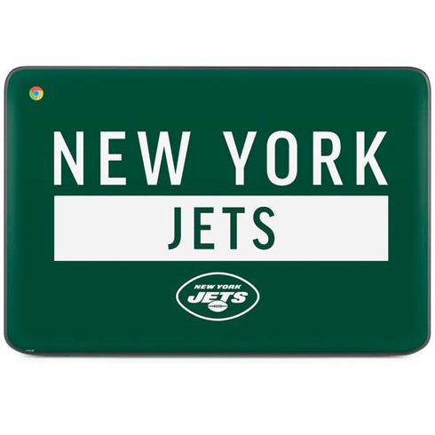 NFL New York Jets Green Performance Series HP Chromebook Skin