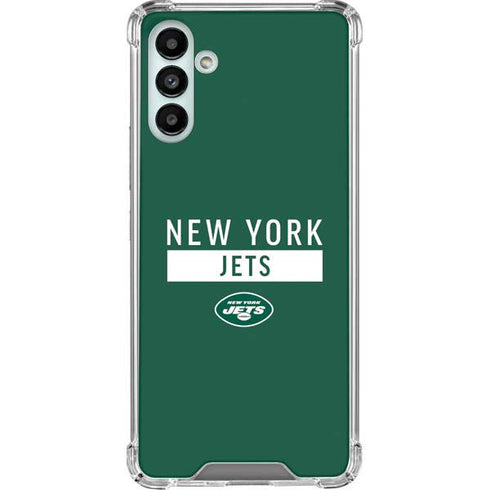 NFL New York Jets Green Performance Series Galaxy A13 5G Clear Case