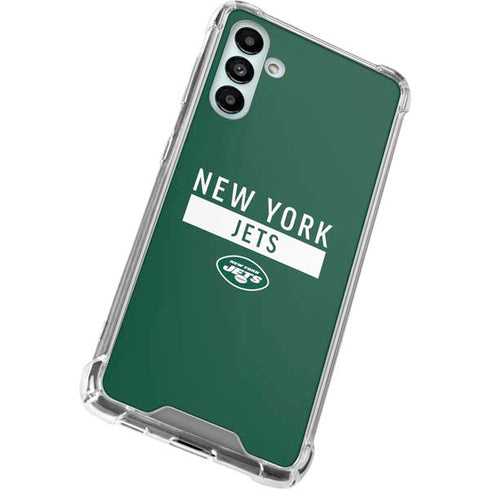 NFL New York Jets Green Performance Series Galaxy A13 5G Clear Case