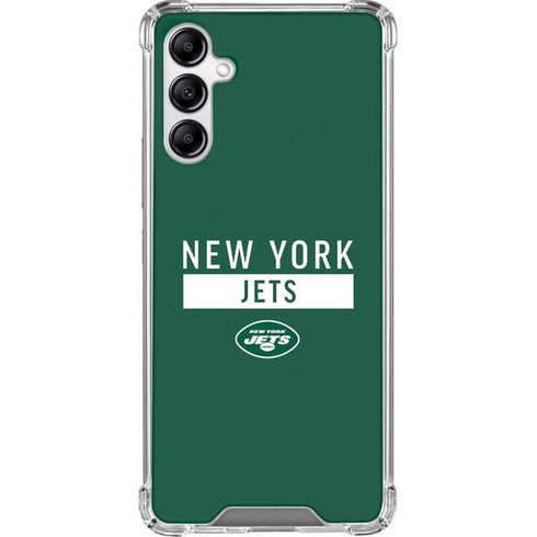 NFL New York Jets Green Performance Series Galaxy A14 5G Clear Case
