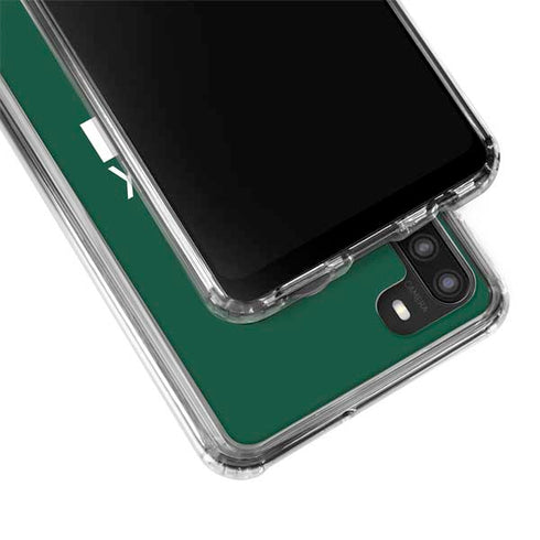 NFL New York Jets Green Performance Series Galaxy A21 Clear Case