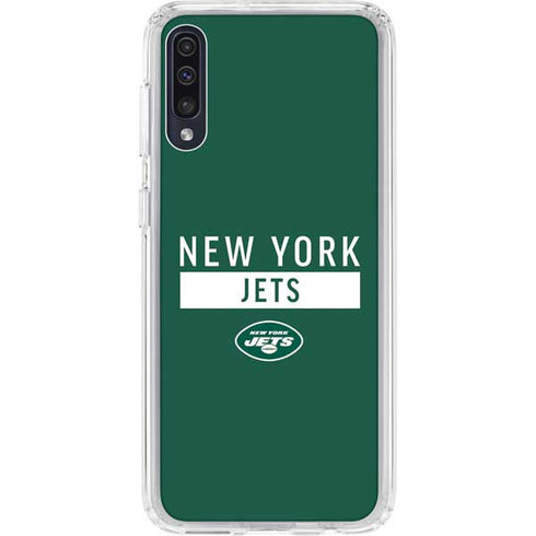 NFL New York Jets Green Performance Series Galaxy A50 Clear Case