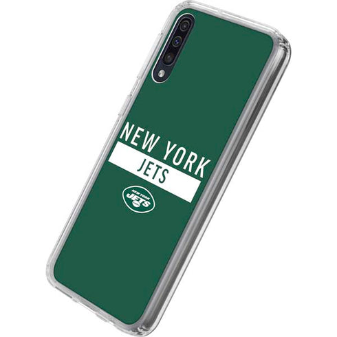 NFL New York Jets Green Performance Series Galaxy A50 Clear Case