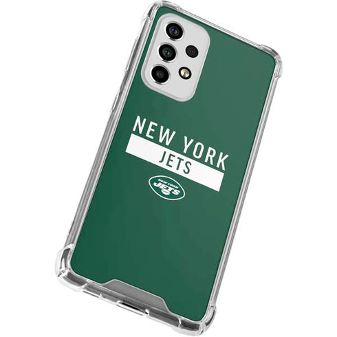 NFL New York Jets Green Performance Series Galaxy A53 5G Clear Case