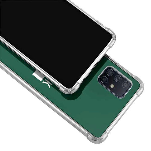 NFL New York Jets Green Performance Series Galaxy A71 5G Clear Case