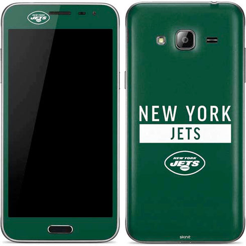 NFL New York Jets Green Performance Series Galaxy J3 Skin