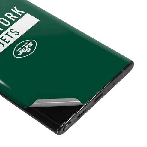 NFL New York Jets Green Performance Series Galaxy Note 10 Skin