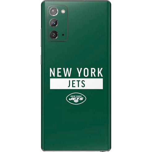 NFL New York Jets Green Performance Series Galaxy Note20 5G Skin