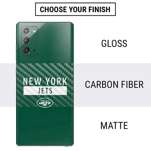 NFL New York Jets Green Performance Series Galaxy Note20 5G Skin