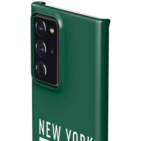 NFL New York Jets Green Performance Series Galaxy Note20 Ultra 5G Lite Case