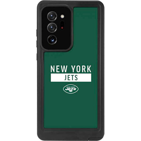 NFL New York Jets Green Performance Series Galaxy Note20 Ultra 5G Waterproof Case
