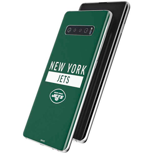 NFL New York Jets Green Performance Series Galaxy S10 Plus Skin