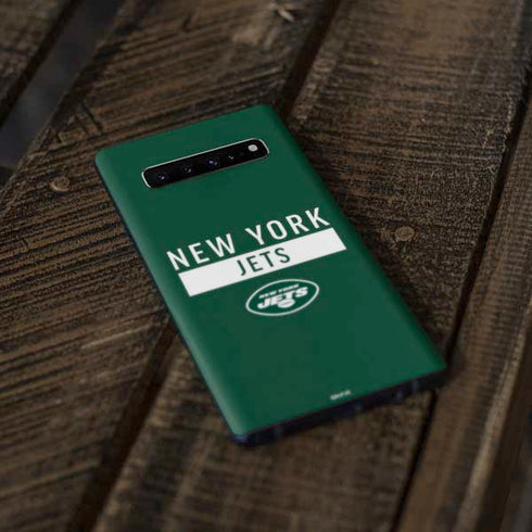 NFL New York Jets Green Performance Series Galaxy S10 Plus Skin