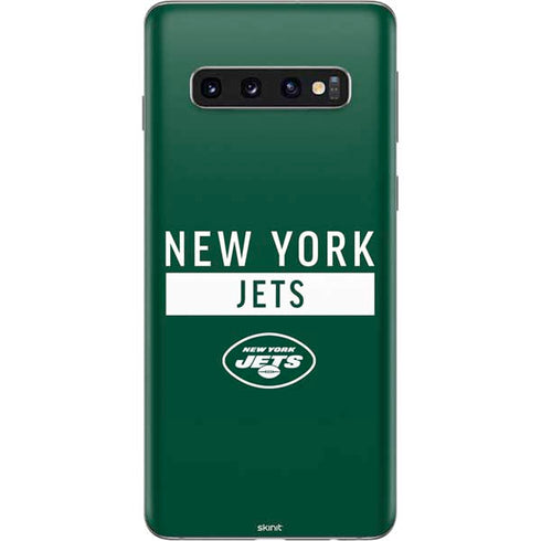 NFL New York Jets Green Performance Series Galaxy S10 Skin