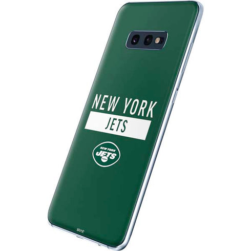 NFL New York Jets Green Performance Series Galaxy S10e Skin