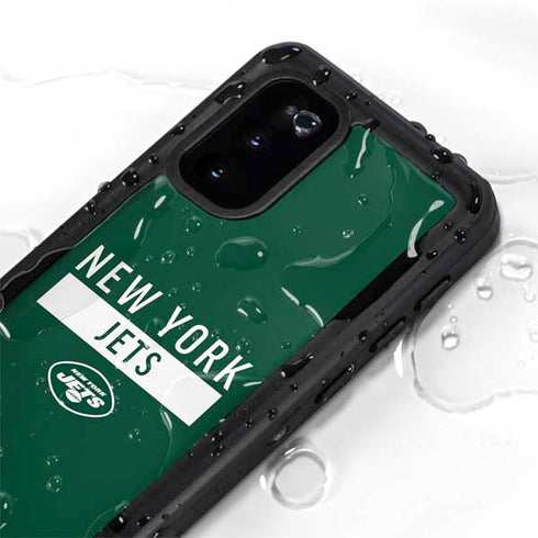 NFL New York Jets Green Performance Series Galaxy S20 Waterproof Case