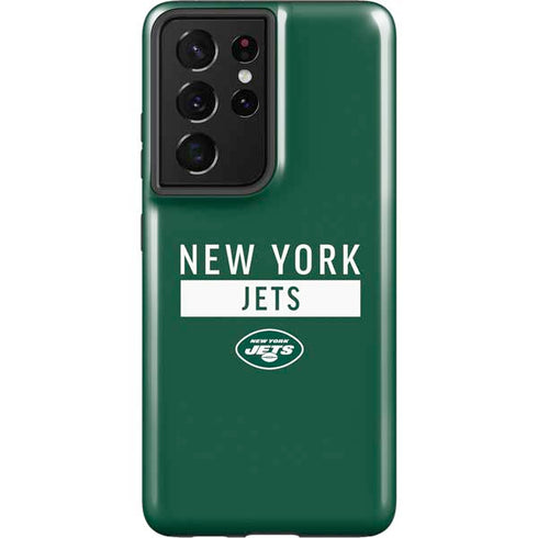NFL New York Jets Green Performance Series Galaxy S21 Ultra 5G Pro Case