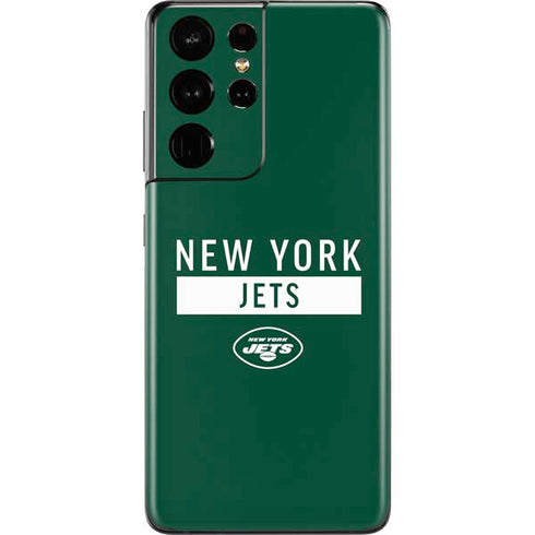 NFL New York Jets Green Performance Series Galaxy S21 Ultra 5G Skin