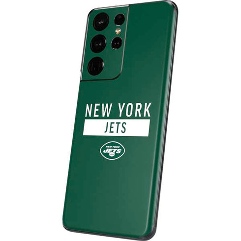 NFL New York Jets Green Performance Series Galaxy S21 Ultra 5G Skin