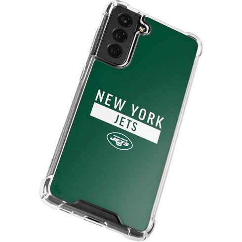 NFL New York Jets Green Performance Series Galaxy S22 Plus Clear Case