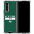 NFL New York Jets Green Performance Series Galaxy Z Fold4 5G Clear Case