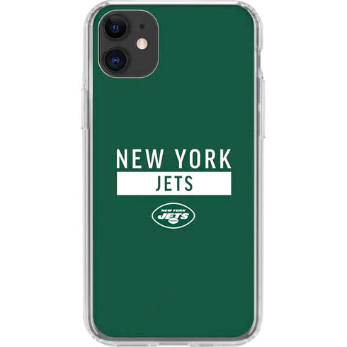 NFL New York Jets Green Performance Series iPhone 11 Clear Case
