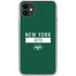 NFL New York Jets Green Performance Series iPhone 11 Clear Case