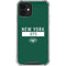 NFL New York Jets Green Performance Series iPhone 12 Mini Clear Case