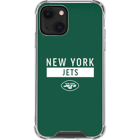 NFL New York Jets Green Performance Series iPhone 13 Mini Clear Case
