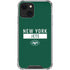 NFL New York Jets Green Performance Series iPhone 13 Mini Clear Case