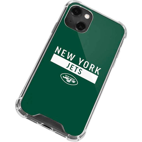 NFL New York Jets Green Performance Series iPhone 13 Mini Clear Case
