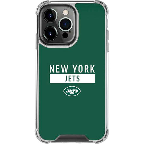 NFL New York Jets Green Performance Series iPhone 13 Pro Clear Case