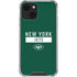NFL New York Jets Green Performance Series iPhone 14 Clear Case