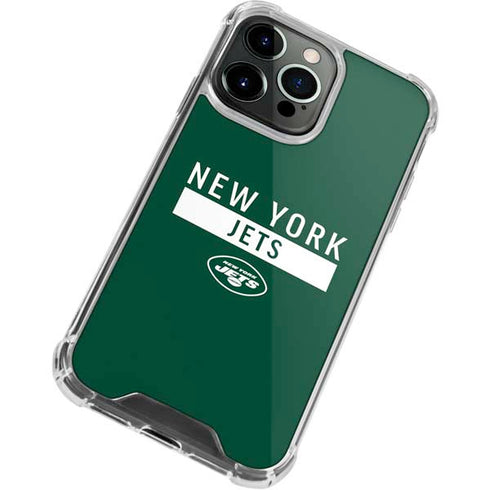 NFL New York Jets Green Performance Series iPhone 15 Pro Clear Case
