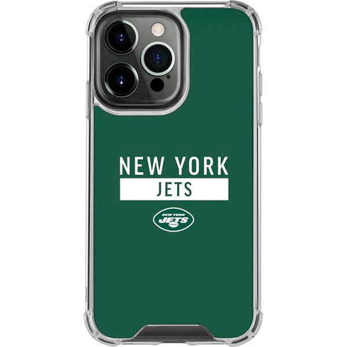 NFL New York Jets Green Performance Series iPhone 15 Pro Clear Case
