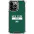 NFL New York Jets Green Performance Series iPhone 15 Pro Clear Case