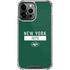 NFL New York Jets Green Performance Series iPhone 15 Pro Max Clear Case