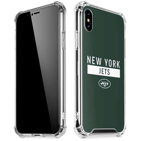 NFL New York Jets Green Performance Series iPhone X/XS Clear Case