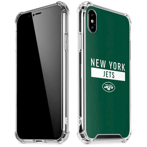 NFL New York Jets Green Performance Series iPhone XS Max Clear Case