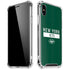 NFL New York Jets Green Performance Series iPhone XS Max Clear Case