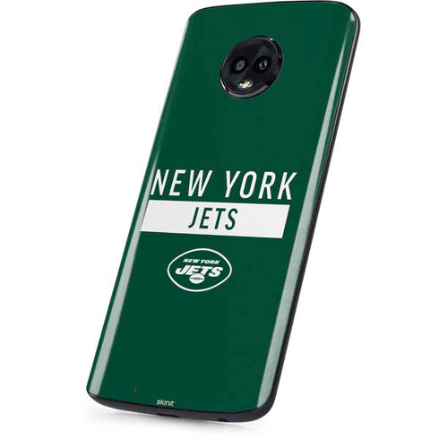 NFL New York Jets Green Performance Series Moto G6 Skin
