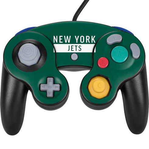 NFL New York Jets Green Performance Series Nintendo GameCube Controller Skin