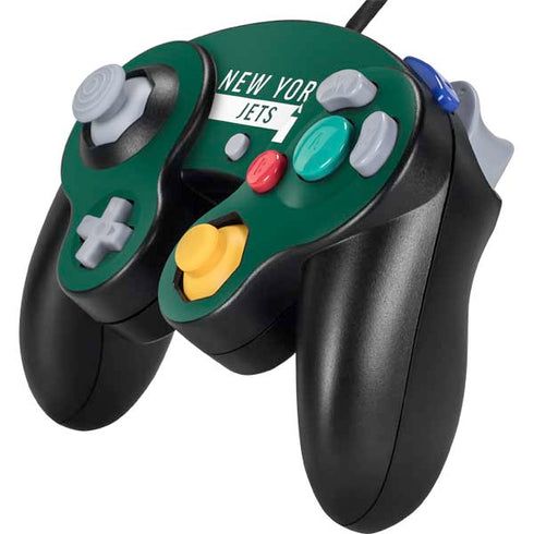 NFL New York Jets Green Performance Series Nintendo GameCube Controller Skin