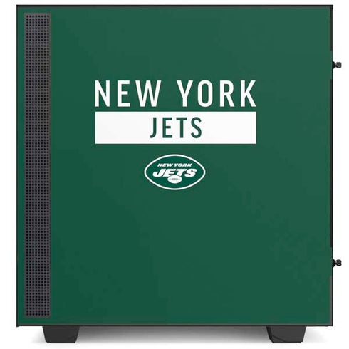 NFL New York Jets Green Performance Series NZXT H510 Compact ATX Mid-Tower Case Skin